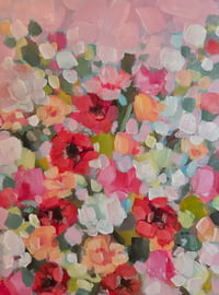 Among the Flowers    12x16