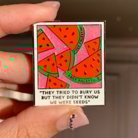 Image 1 of “Watermelon Polaroid” Hard Enamel Pin