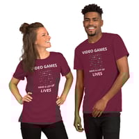 Image 9 of Unisex t-shirt (LIFE IS NOT A GAME)