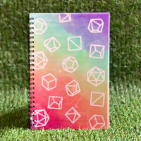 Rainbow Dice A5 Notebook