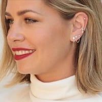 Image 2 of Scream Pretty Silver Interstellar Chain Stud Earring