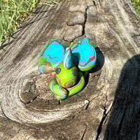 Image 1 of Green, Blue and Red Dragon