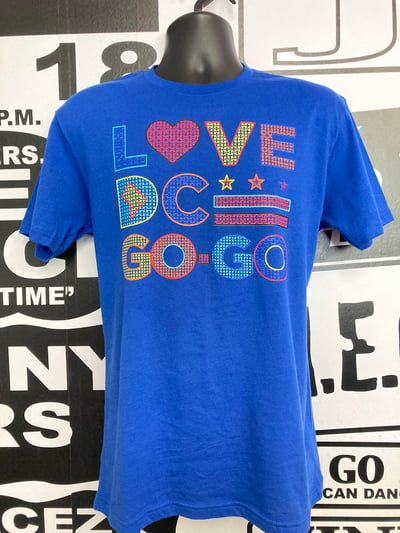 Image of LOVE EC GOGO Blue "Summer of Love" Tshirt