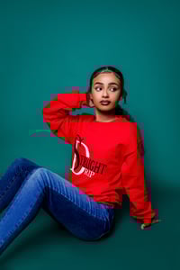 Image 1 of $D Red sweater