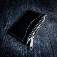 Image 1 of ZIP POUCH WALLET - BLACK