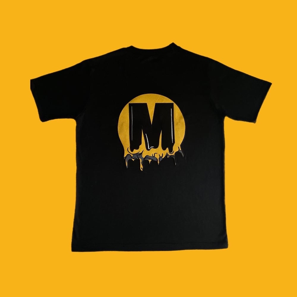 Classic GMO Black Tee ( Yellow )