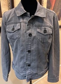 Image 3 of Vintage Black Denim Jacket Aerosmith
