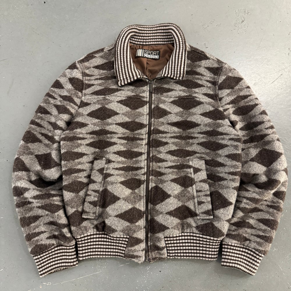 Image of 1990s Missoni Sport wool jacket, size medium