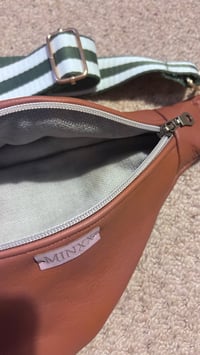 Image 2 of Small tan leather bumbag