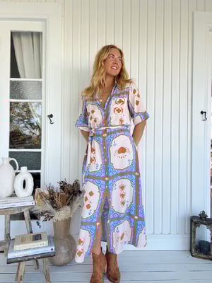 Image of Ace of Spades Print Pepper Midi Dress. By JAASE 