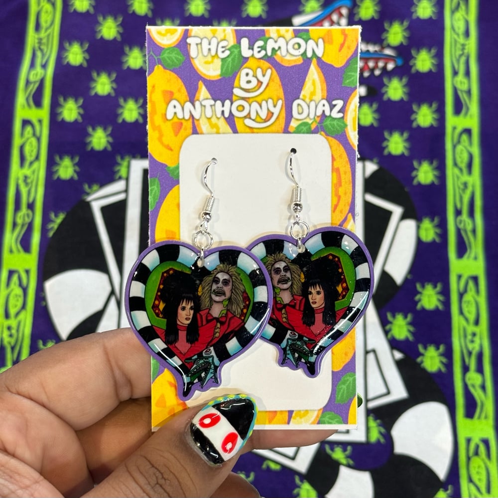 Image of Beetlejuice Earring