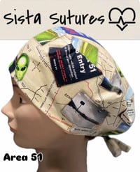 Image 2 of Space Theme Scrub Hats