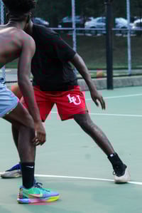 Image 3 of Cherry Red "LU" Short 