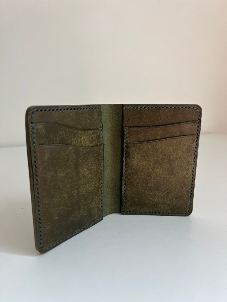 Image of Olive Pueblo Vertical Cardholder 