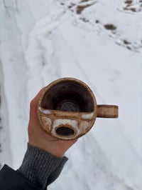 Image 9 of checkered bronco to go mug