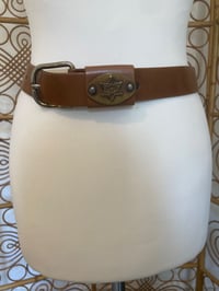 Image 4 of Tan Leather Sheriff Belt 