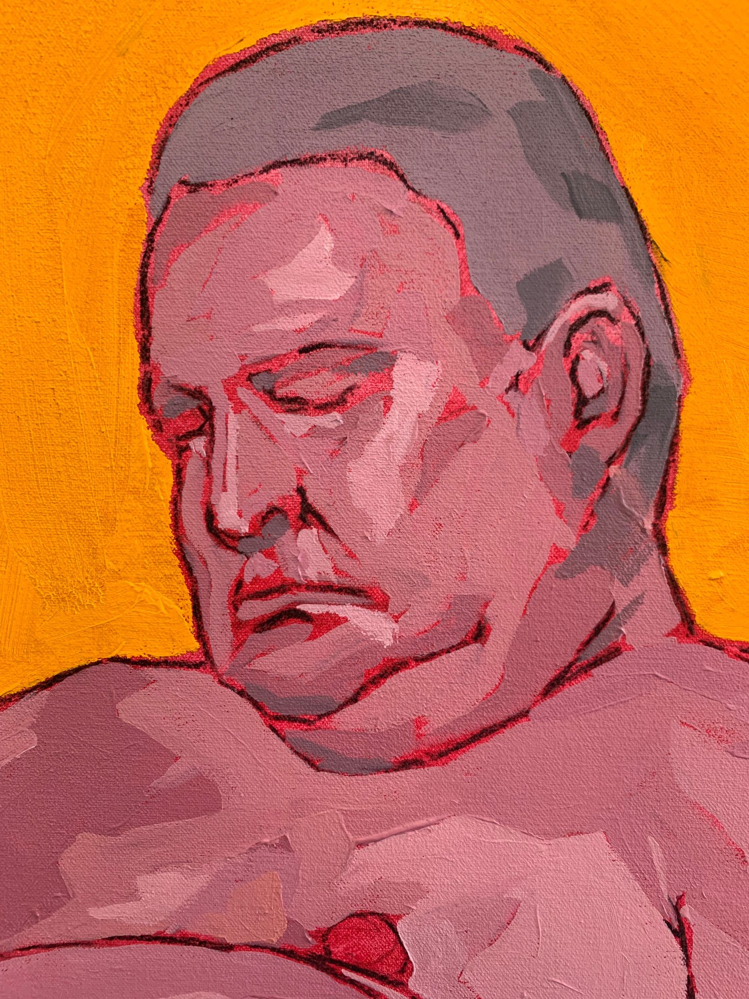 Image of Portrait of a Sleeping Man