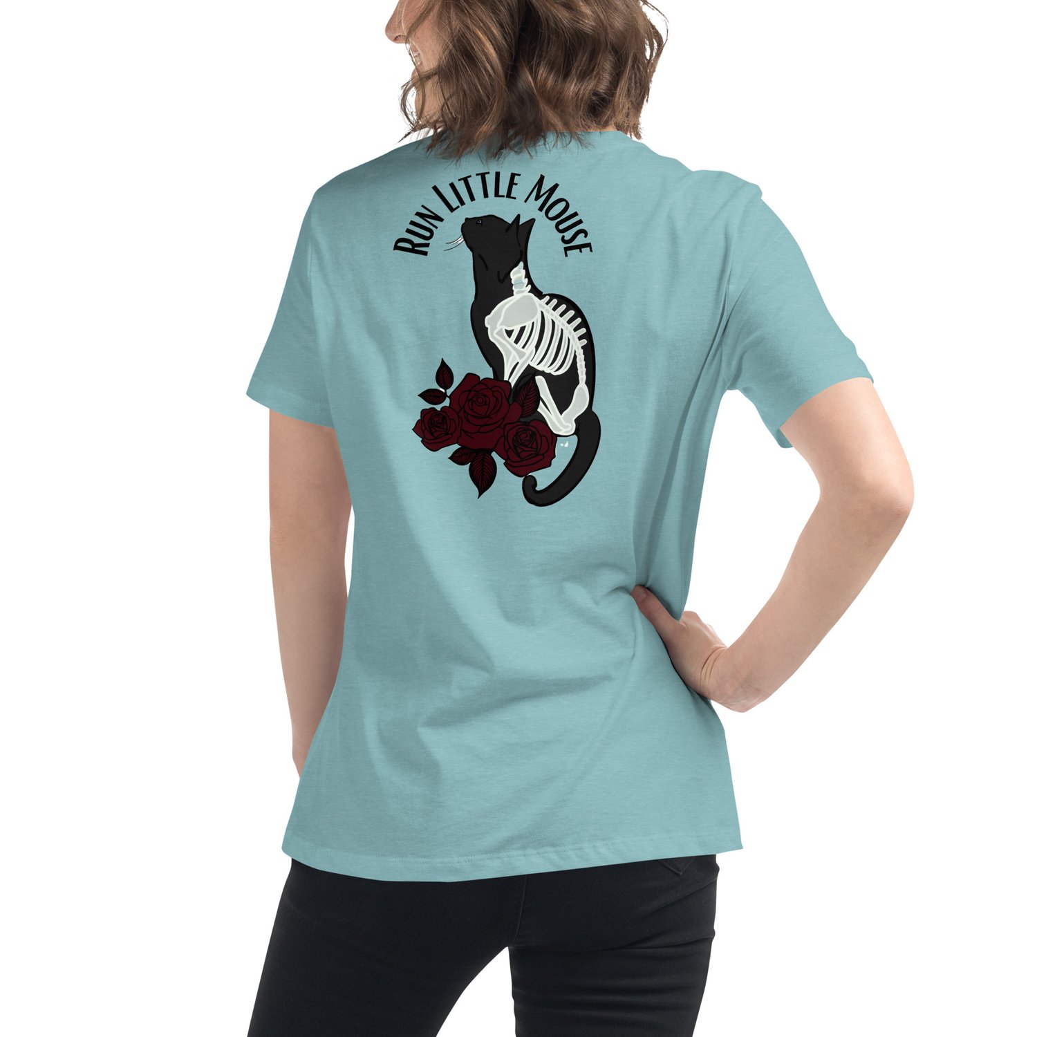 Image of Cat & mouse Women's Relaxed T-Shirt