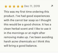 Image 9 of Carrot Facial Cleanser – Handmade Exfoliating Face Wash with Honey & Botanicals