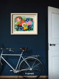 Image 2 of Field of flowers - original painting
