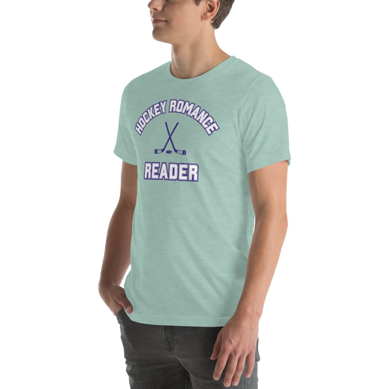 Image of Hockey romance reader Unisex t-shirt