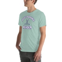 Image 8 of Hockey romance reader Unisex t-shirt