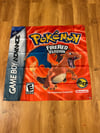 Nintendo Game Boy Pokémon Wall Flag- Charizard Fire Red 3'x3'