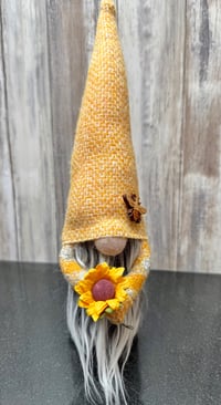Image 2 of Harris Tweed Wee Sunflower Gnome