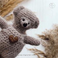 Image 1 of Knitted teddy bear 