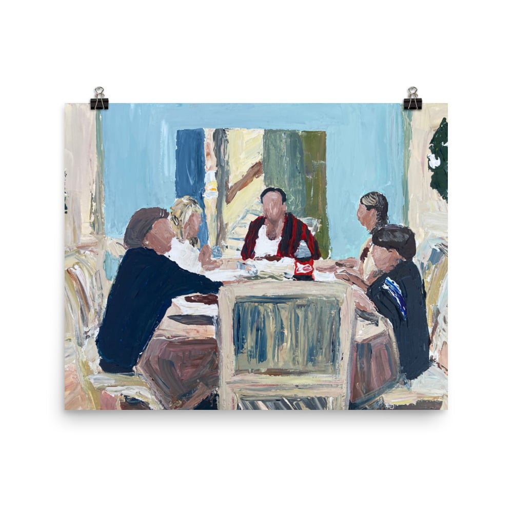 Image of Family dinner prints 