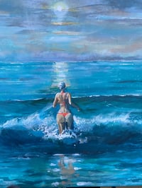 ‘Taking the Plunge’ Canvas Print 