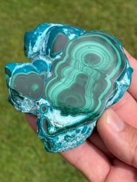 Image 11 of Malachite And Chrysocolla Polished Face #1841