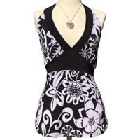 Image 1 of B&W halter top