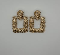 Image 1 of Zara Geo drop earrings 