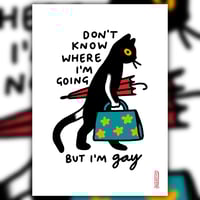 "WHERE I'M GOING" A4 PRINT