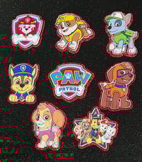 Image 1 of Paw patrol inspired cupcake toppers
