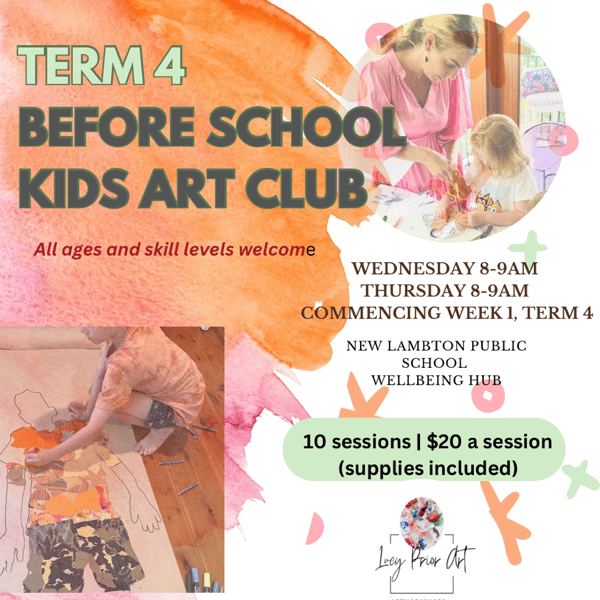 Image of Before School Kids Art Club Term 4 | Thurs 8-9am