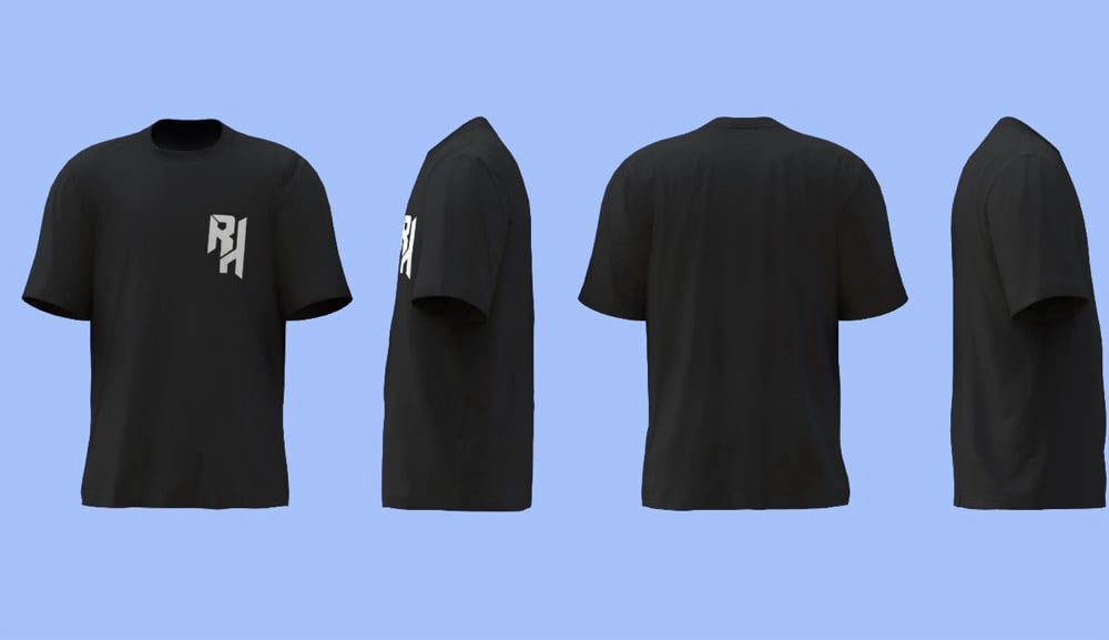 Image of RH x NBA 2K25 Collaboration (Pre Order Ship Date August 2025) Blk 🏀♥️