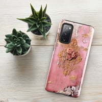 Image 10 of Pastel Pink Tattered Texture Rose Gold Goth Lolita Kawaii Inspired Tough case for Samsung®