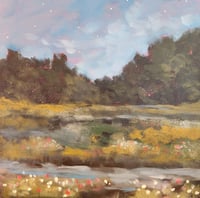 Starry Marsh    12x12