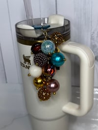 Image 12 of Western Cowprint Tumbler Accessories Set for Stanley with Bow, Bracelet, Bauble & Boot