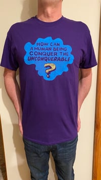 Image 2 of Unconquerable Groot T-shirt (Purple GLOW)