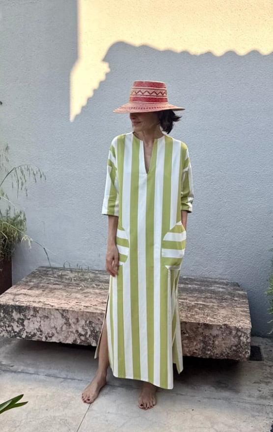 THE PARKER IN GREEN STRIPES