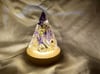 Medium Faceted Ring Cone - Mountain Daisies & Purple Misti