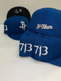 Image 6 of New Era 59Fifty “Flint Blue” Rockets 