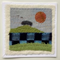 Image 3 of Original hand-stitched greetings card (3)