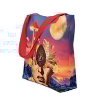 Image 9 of FREE SHIPPING - The Sun Sets Best in the West - All Over Print Tote bag