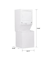 Image 2 of GE 27″ Front-Load Electric Laundry Center (Model GUD27ESSMWW) – $850