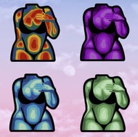 Rainbow Thermal Body Stickers