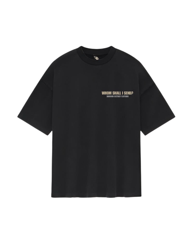 Image of Send me tee(black/khaki)